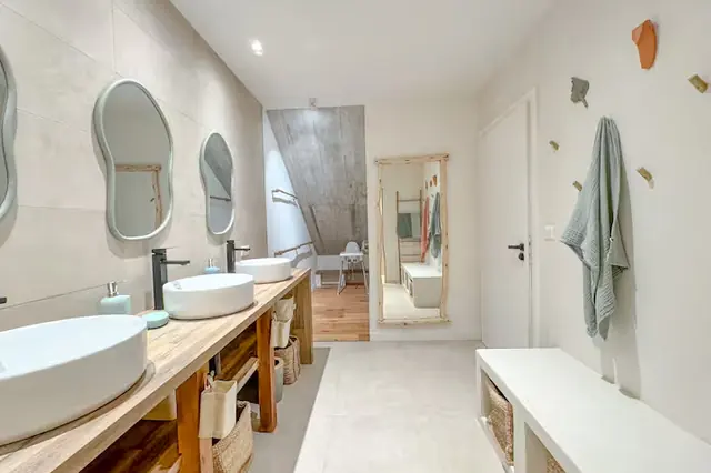 Dormitory bathroom